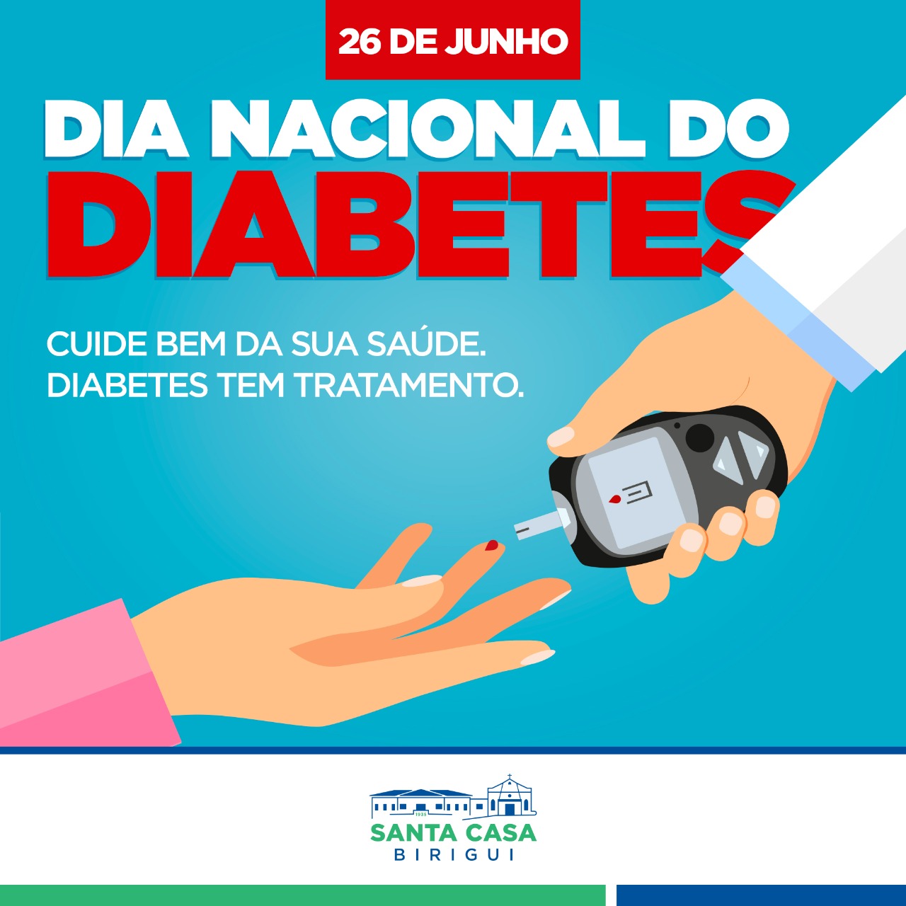 26 de junho – Dia Nacional do Diabetes