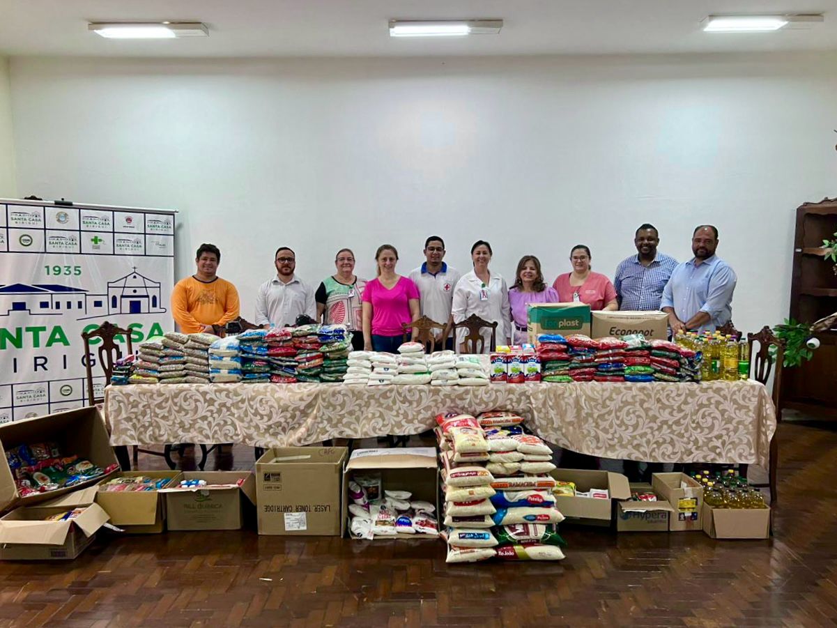 Prefeitura de Piacatu entrega doação de alimentos para Santa Casa de Birigui