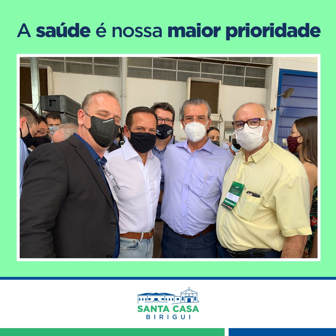 Diretor da Santa Casa de Birigui prestigia evento com governador e solicita recursos