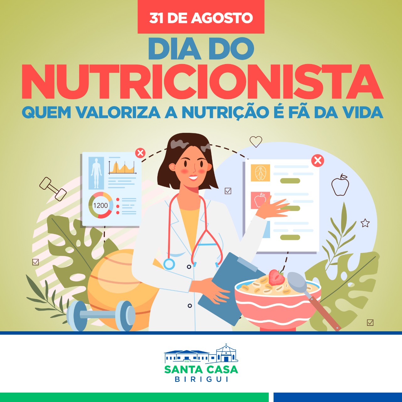 31 de agosto – Dia do Nutricionista