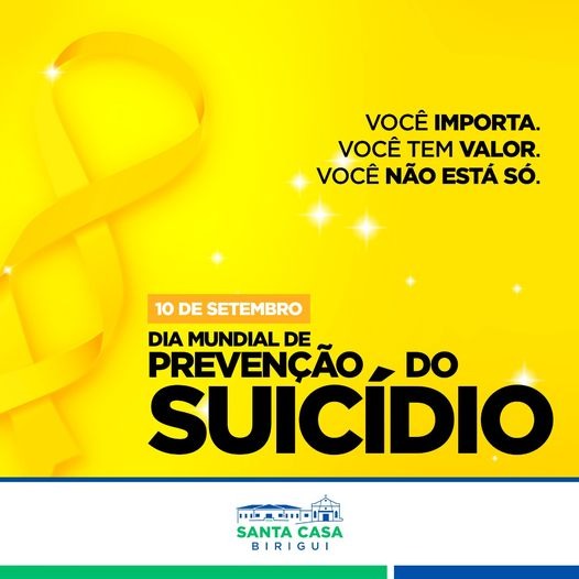 10 de setembro – Dia Mundial de Prevenção do Suicídio