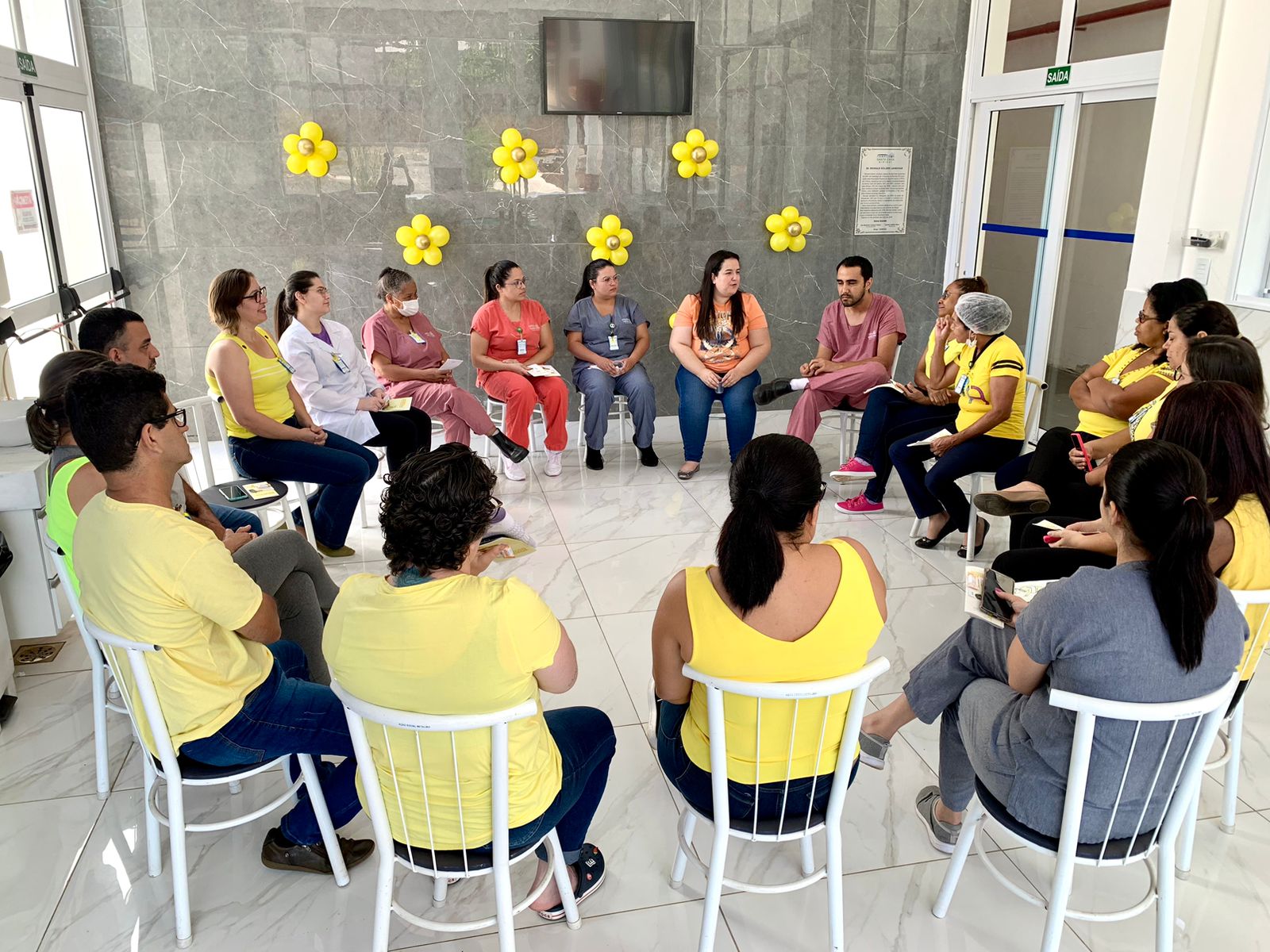 Roda de conversa destaca qualidade de vida e saúde mental no Setembro Amarelo da Santa Casa